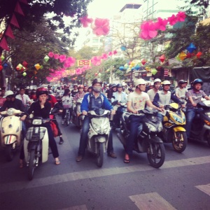 Crossroads in Hanoi